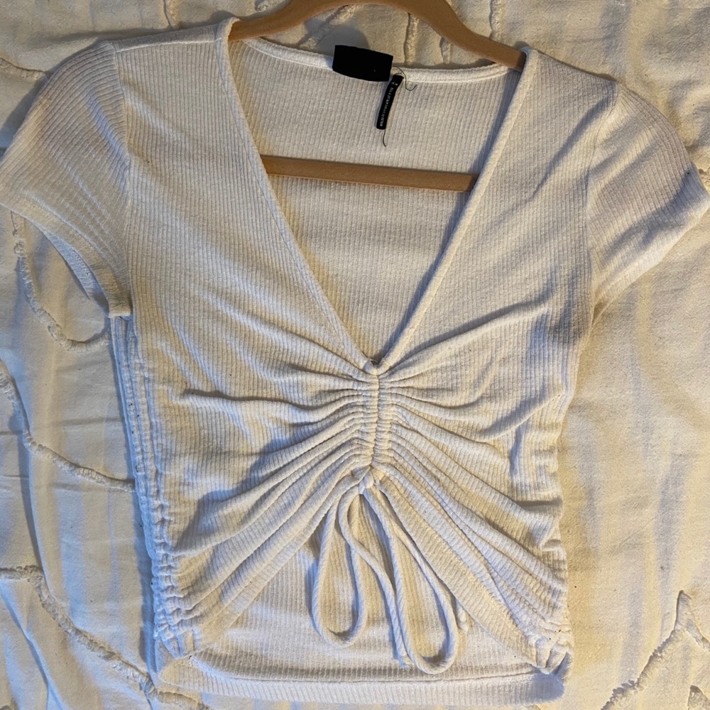 White Crop Top